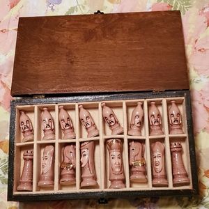 Chess Set and custom wooden box